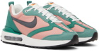 Nike Pink & Green Air Max Dawn Low-Top Sneakers