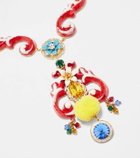 Dolce&Gabbana Embellished pedant necklace