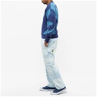 Good Morning Tapes Men's Bleached Workers Pant in Denim