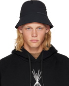 White Mountaineering®︎ Black Stormfleece Bucket Hat