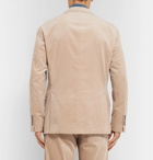 Brunello Cucinelli - Beige Slim-Fit Sea Island Cotton-Corduroy Suit Jacket - Men - Camel