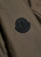 Moncler Alisa Hooded Shell Parka Coat Dark Brown