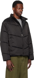 Hugo Black Water-Repellent Puffer Jacket