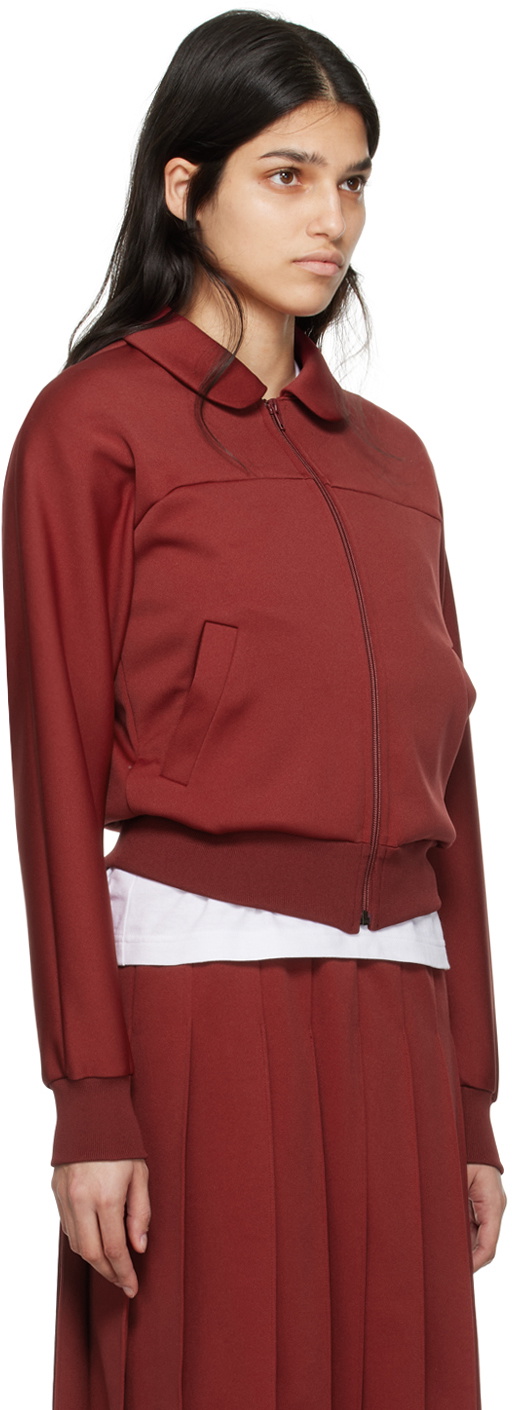 Comme des Garçons Girl Red Zip-Up Bomber Jacket