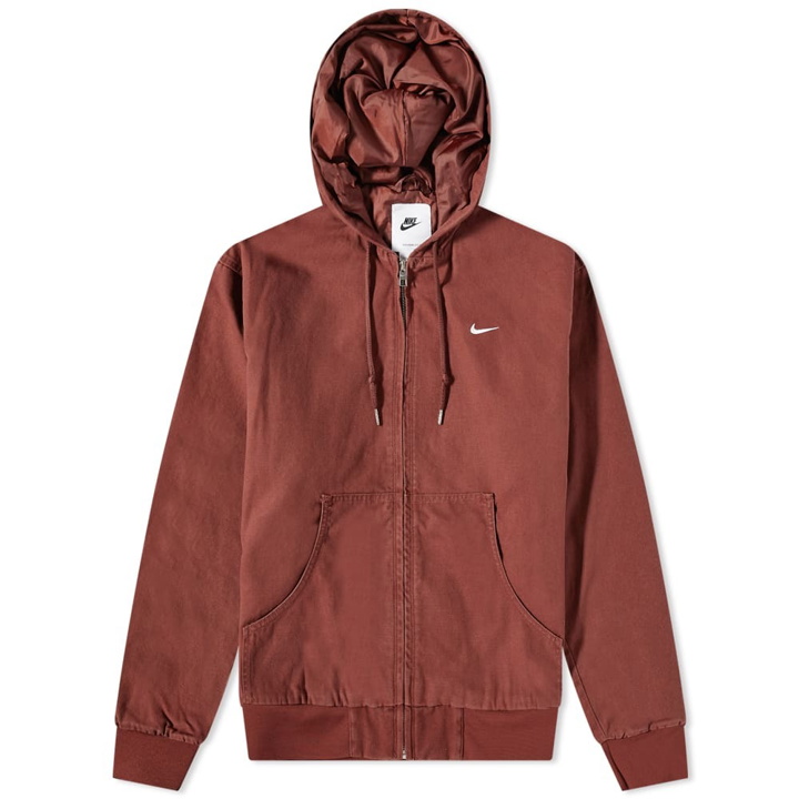 Photo: Nike Men's Life Padded Jacket in Oxen Brown/White