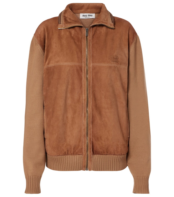 Photo: Miu Miu Leather jacket