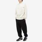 Daily Paper Men's Enjata Pocket Crew Sweater in Birch White