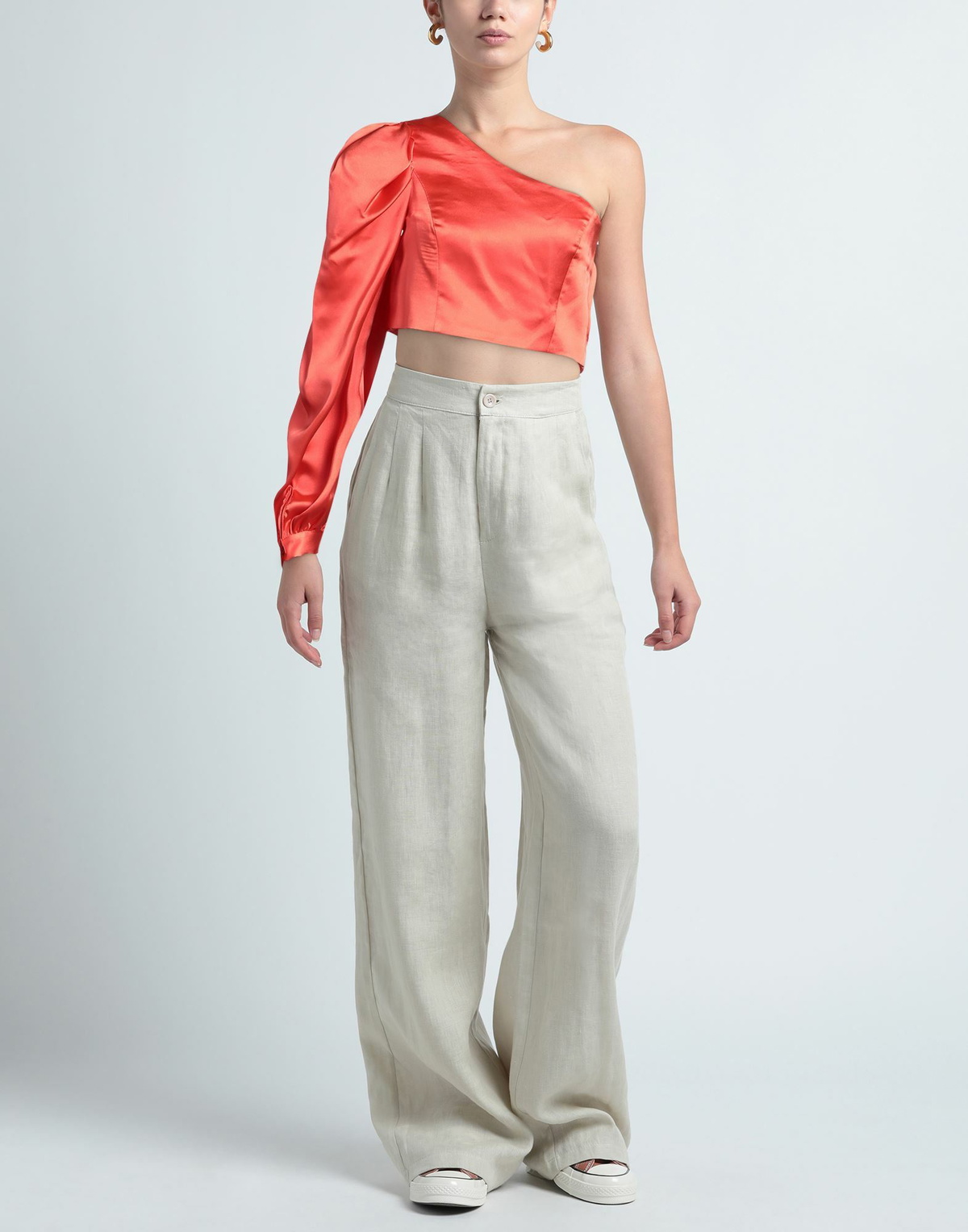 Jijil Womens Top in Tomato red