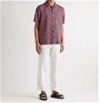 Solid & Striped - The Cabana Printed Linen Shirt - Pink