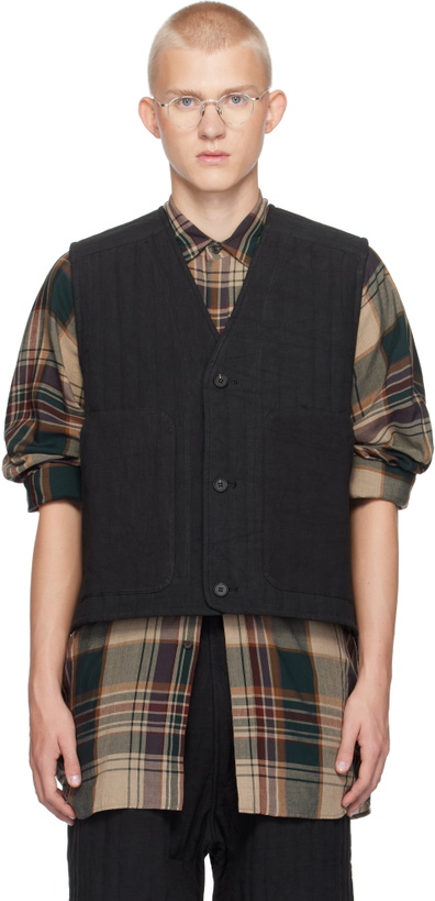 Photo: Jan-Jan Van Essche Black O-Project Dense Twill Body Warmer Vest