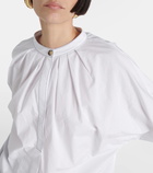 Proenza Schouler Pleated cotton poplin shirt