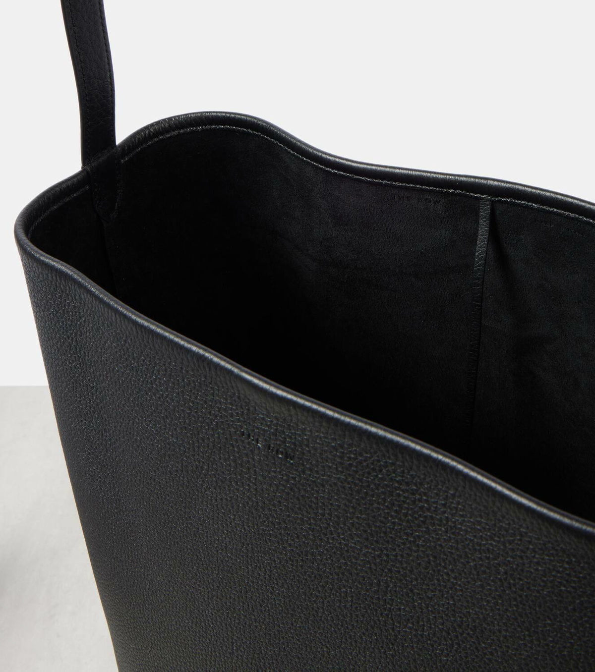 The Row Park Large N/S leather tote bag