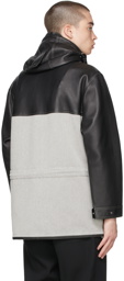 Burberry Black & White 'Horseferry' Jacket