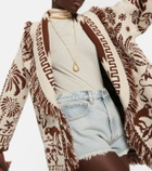 Alanui - Explosion Of Nature wool-blend cardigan