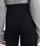 Lisa Yang Ainsley cotton and cashmere wide-leg pants