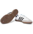 adidas Originals - Samba Suede-Trimmed Leather Sneakers - Men - White