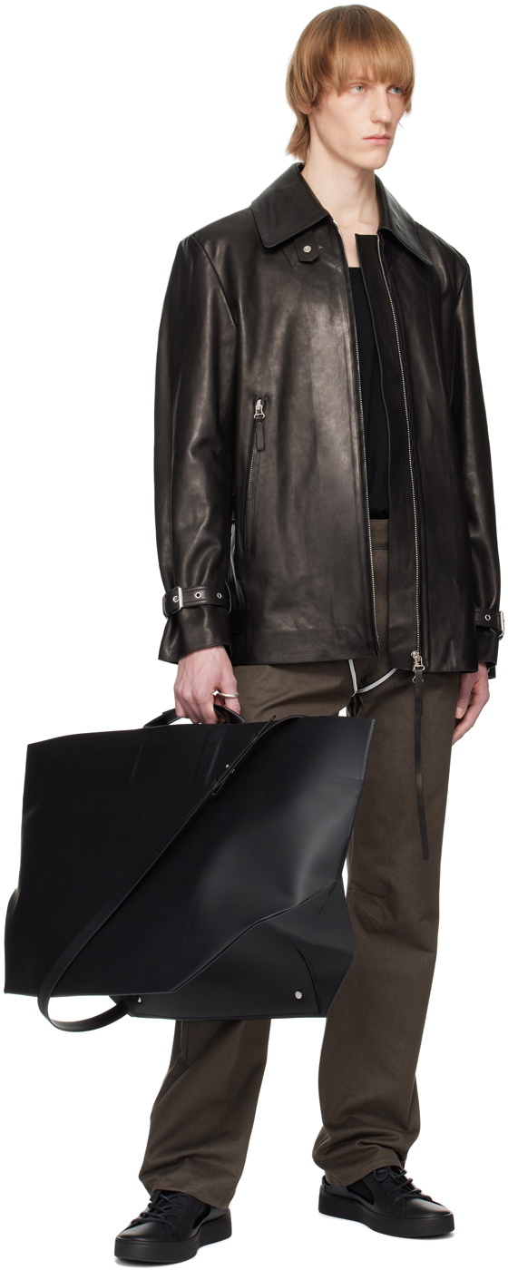 At.Kollektive Black Kostas Murkudis Edition Leather Jacket