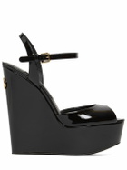 DOLCE & GABBANA - 150mm Patent Leather Wedge