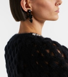 Simone Rocha Crystal-embellished drop earrings