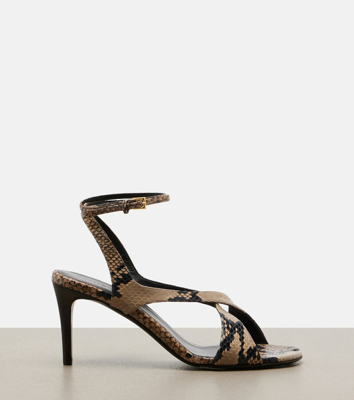Khaite Liria snake-effect leather sandals