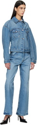 JACQUEMUS Blue Le Paysan 'The de-Nîmes' Denim Jacket