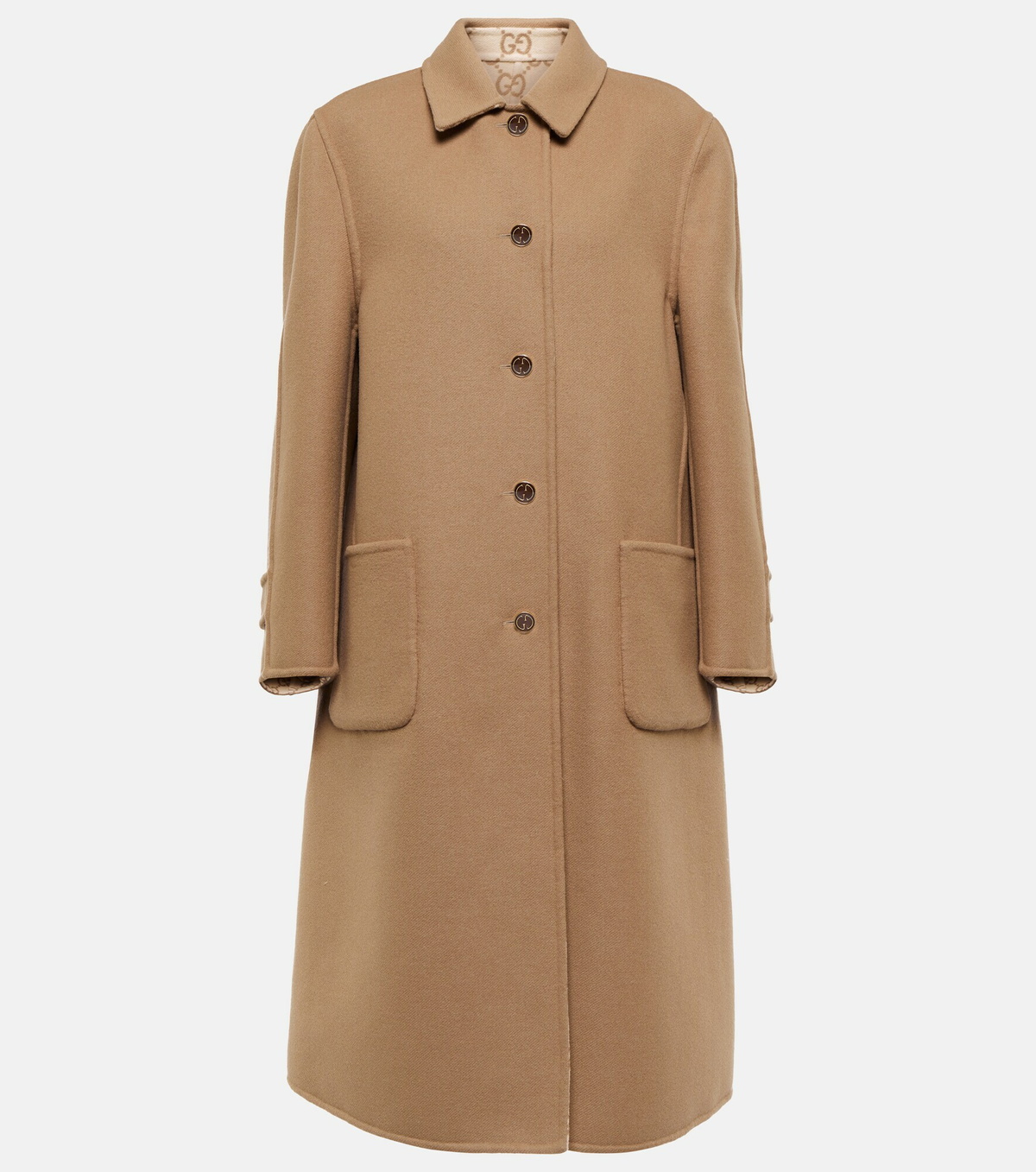 Gucci - Double-faced wool and silk coat