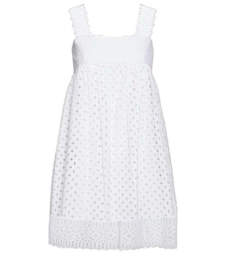 Photo: Tory Burch Cotton broderie anglaise minidress