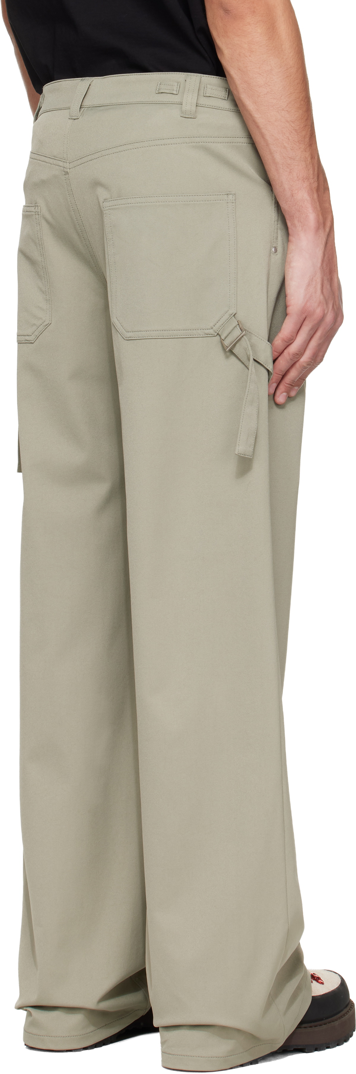 HELIOT EMIL Green Dressage Trousers