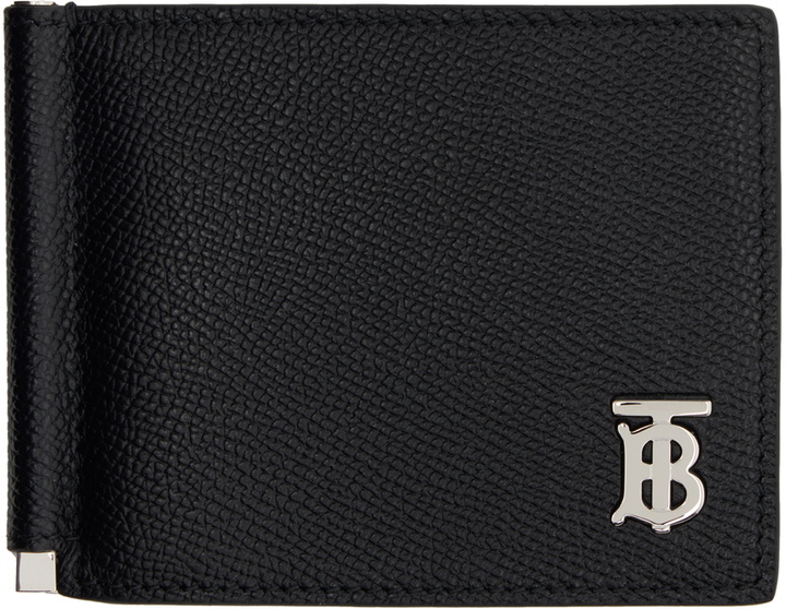 Photo: Burberry Black TB Money Clip Wallet