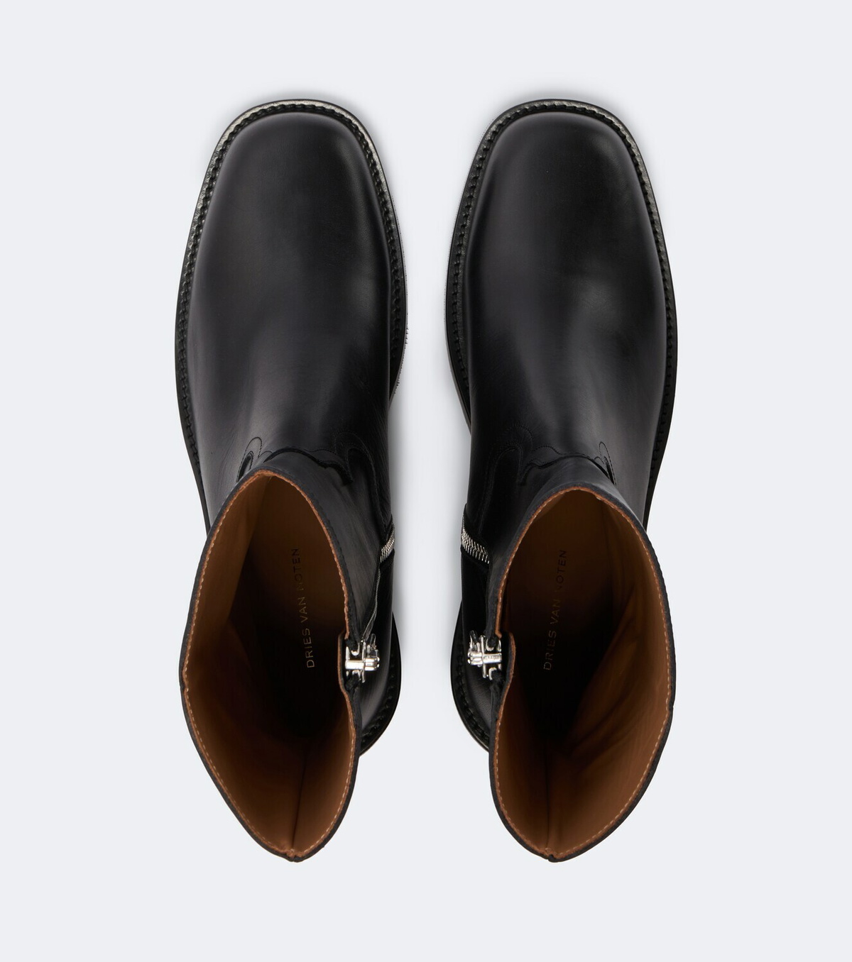 Dries Van Noten Leather ankle boots