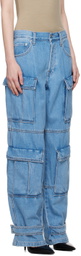 Grlfrnd Blue Lex Cargo Jeans