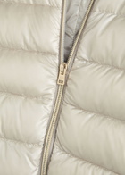 Herno Hooded Shell Gilet Grey
