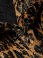 SAINT Mxxxxxx - Padded Leopard-Print Plush Coat - Brown