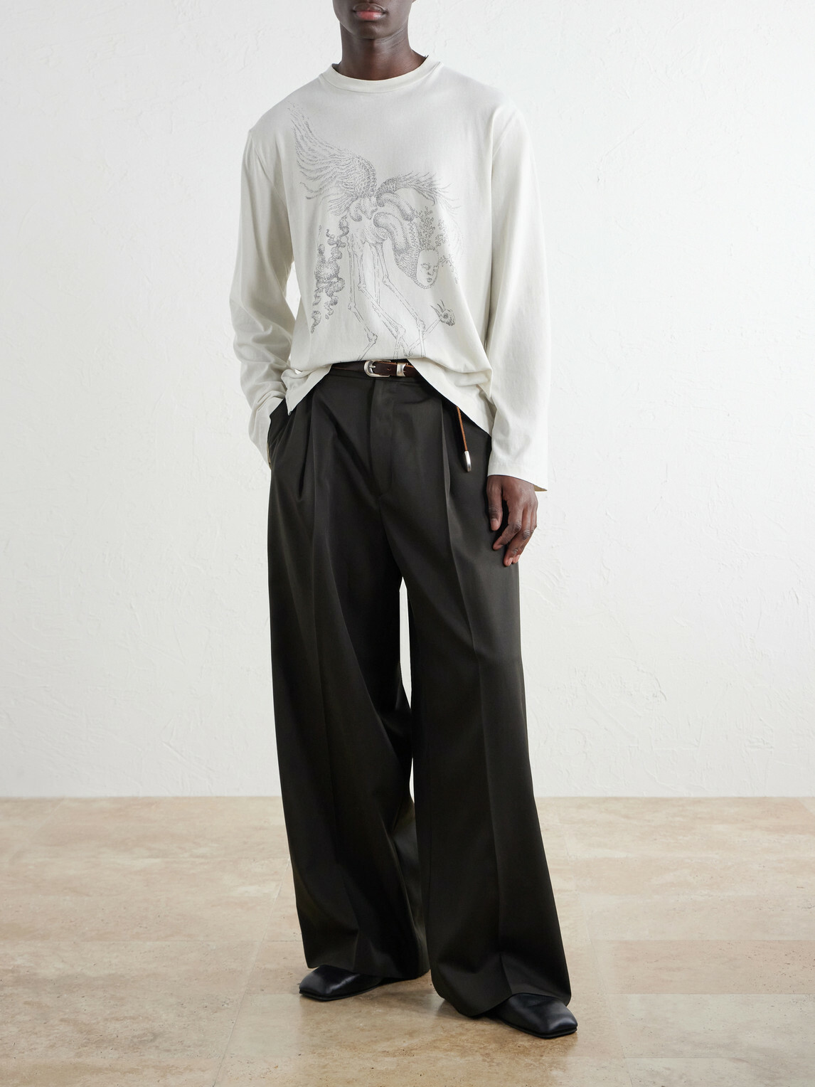 Our Legacy - Printed Cotton-Jersey T-Shirt - White