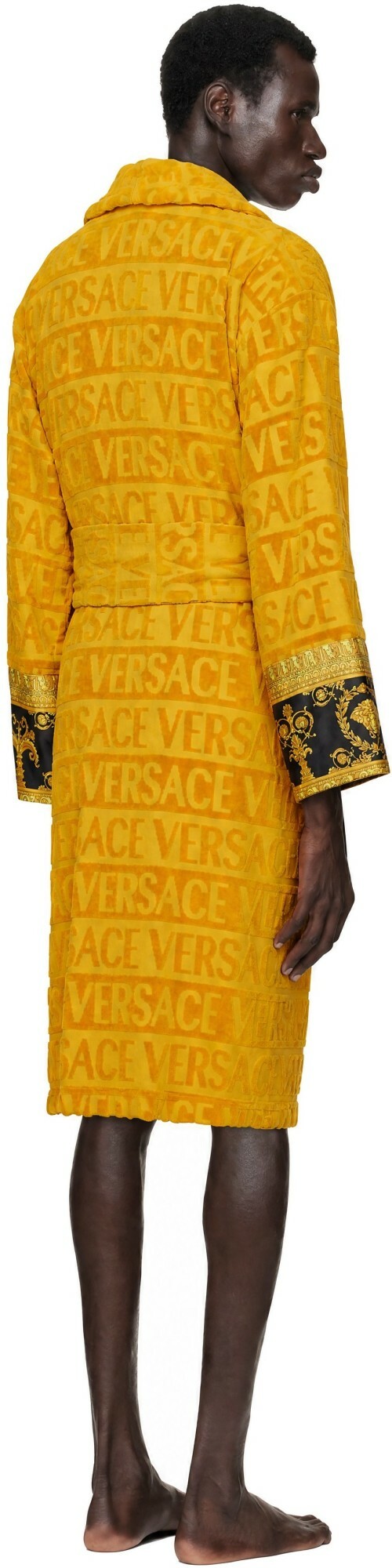 Versace Yellow 'I Heart Baroque' Bathrobe