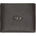 Diesel Black Bi-Fold Grainy Leather Wallet