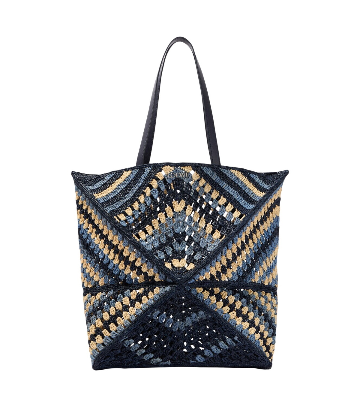 Loewe - Eye/LOEWE/Nature Leather- and Webbing-Trimmed Canvas Tote Loewe - Eye/LOEWE/Nature Leather- and Webbing-Trimmed Canvas Tote