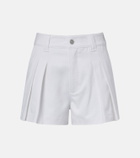 Frame The Structural pleated denim shorts