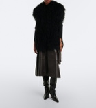 Yves Salomon Shearling vest