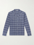 3sixteen - Checked Cotton-Flannel Shirt - Blue