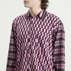 Comme des Garçons Homme Plus Men's Printed Long Sleeve Shirt in Pink