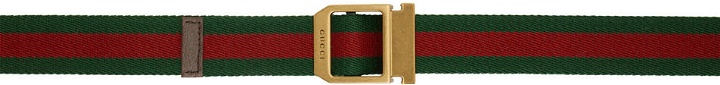 Photo: Gucci Red & Green Stripe Belt