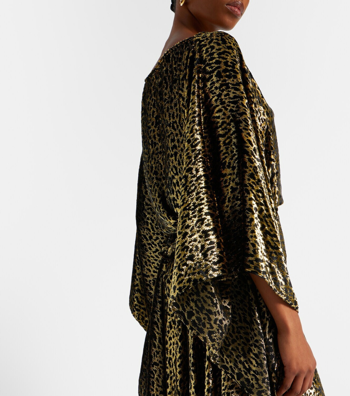 Roberto Cavalli Leopard-print kaftan