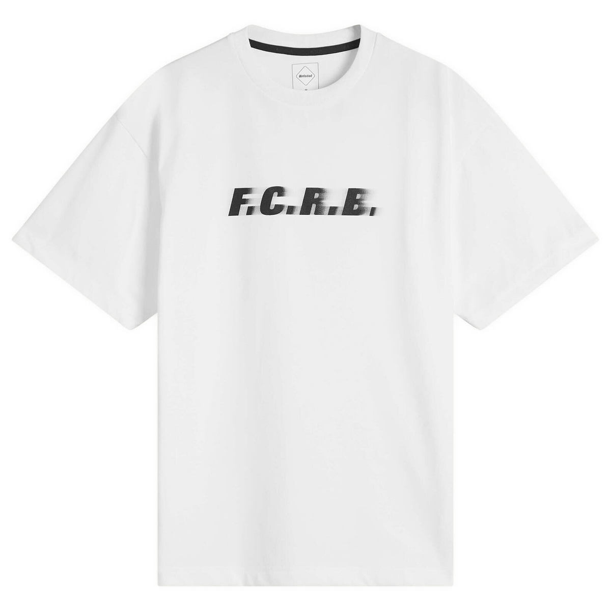 Tシャツ・カットソー F.C. Real Bristol Blurred Logo T-Shirt F.C. Real Bristol Men's Blurred Logo T-Shirt in White F.C.