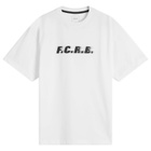 F.C. Real Bristol Men's Blurred Logo T-Shirt in White
