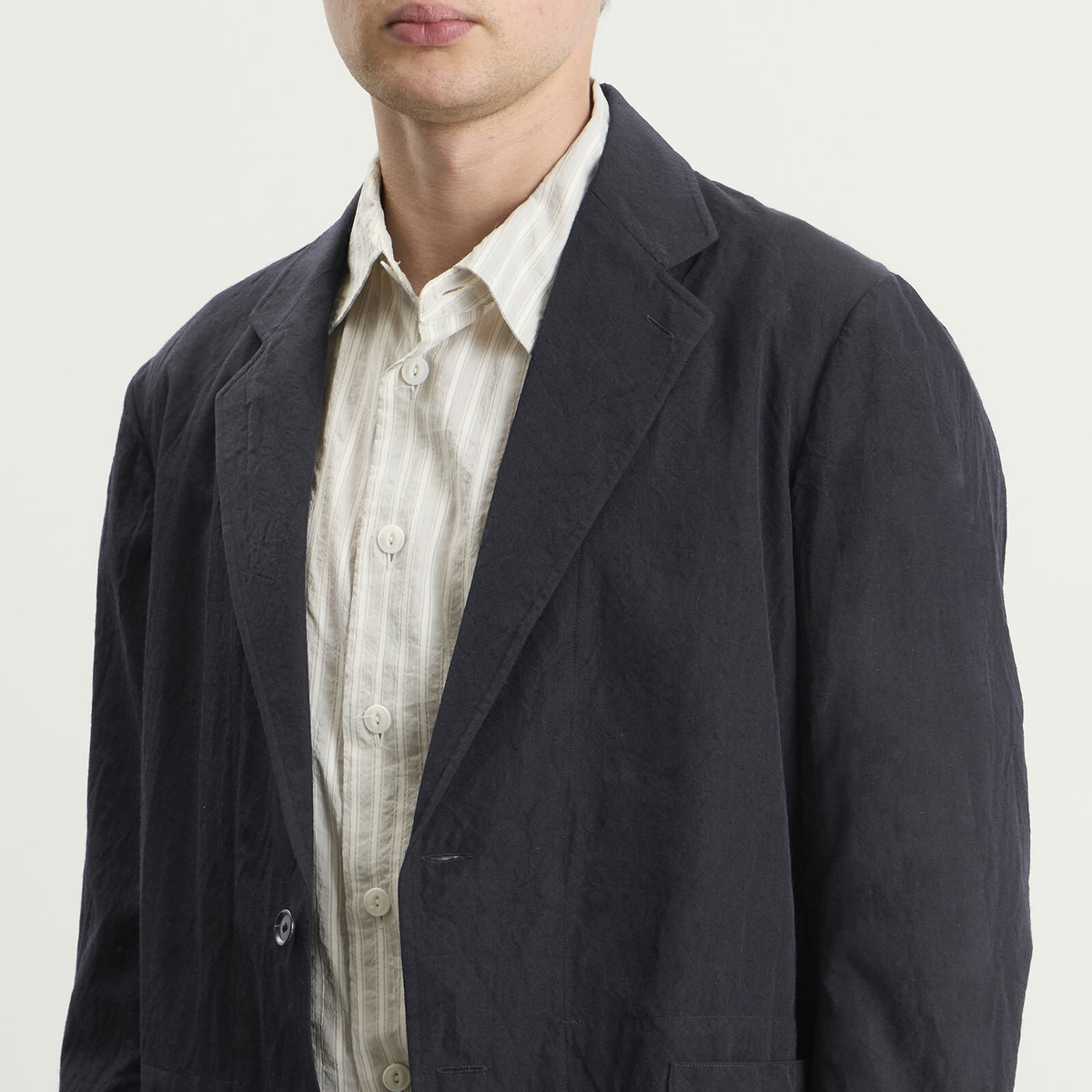 Kaptain Sunshine Men's Wool Vintage Take Easy Jacket in Navy