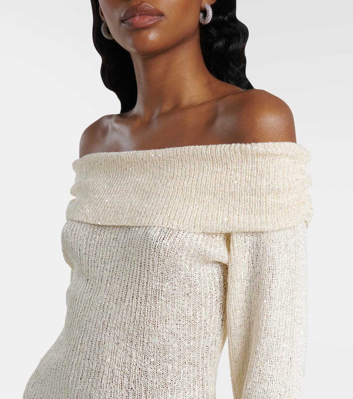 Bananhot Rory sequined knitted minidress