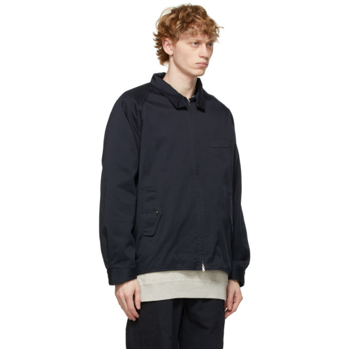 Nanamica Navy Gore-Tex® Chino Crew Jacket