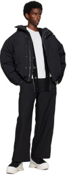 VEIN Black Crinkled Trousers