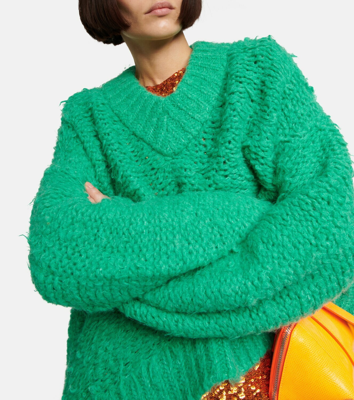 The Attico - Ruth alpaca-blend sweater